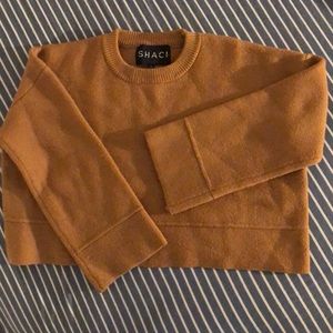 Crop beige sweater from Forever 21